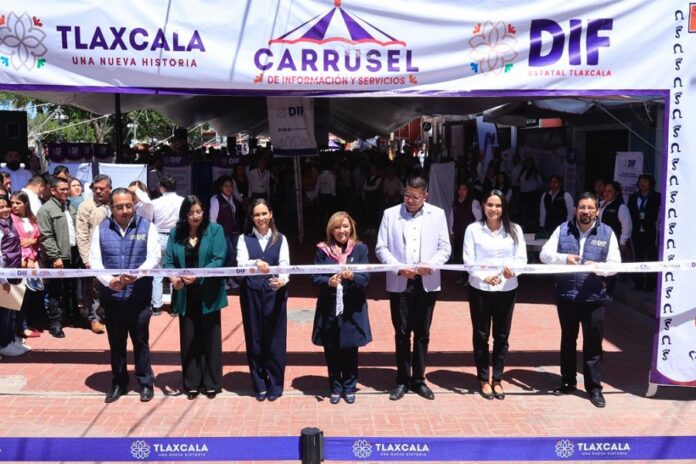 Encabeza Gobernadora Lorena Cuéllar Carrusel de Información y Servicios en Calpulalpan - AlternativaTlx