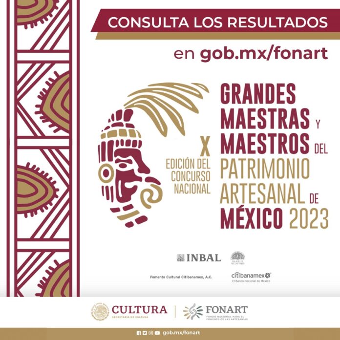 Se Publican los Resultados de la X Edición del Concurso Nacional Grandes Maestras y Maestros del Patrimonio Artesanal de México 2023 - AlternativaTlx