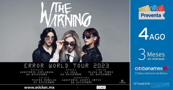 The Warning Anuncia Nuevas Fechas de su ERR0R W0RLD T0UR por México - AlternativaTlx