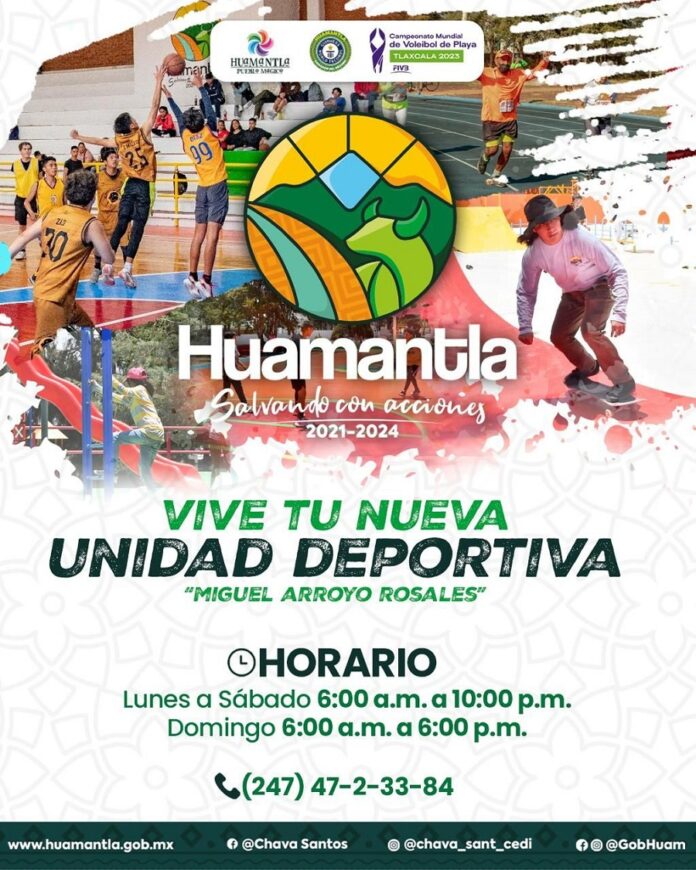 Anuncia Salvador Santos Cedillo Reapertura de la Unidad Deportiva Miguel Arroyo Rosales - AlternativaTlx