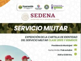 Ayuntamiento de Huamantla Convoca a Todos los Jóvenes a Tramitar su Cartilla de Servicio Militar Nacional - AlternativaTlx