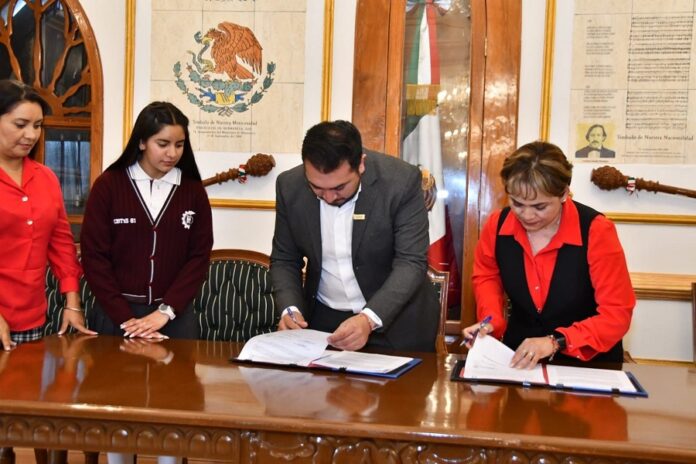Coadyuva Ayuntamiento de Huamantla en la Formación Dual de Estudiantes del CBTIS 61 - AlternativaTlx