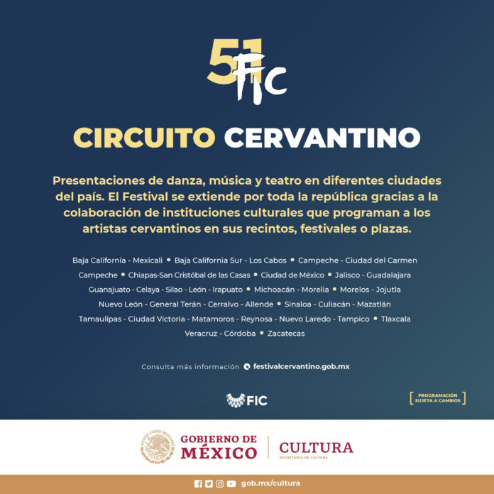 El Circuito Cervantino Extiende su Oferta Cultural a 17 Estados de la República Mexicana. - AlternativaTlx