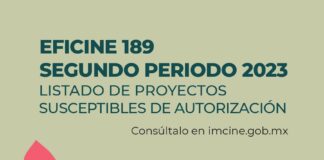 El IMCINE Pública los Proyectos Susceptibles de Autorización del Segundo Periodo del Eficine 2023 - AlternativaTlx