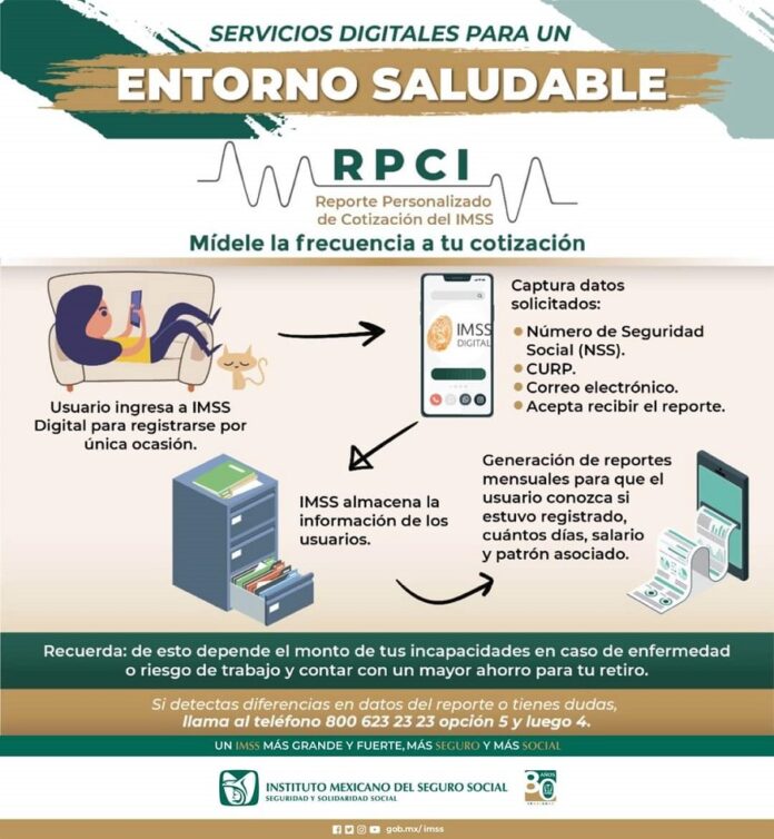El Trabajador o Trabajadora Asegurada Tiene el Control de sus Cuotas al IMSS a Través del RPCI - AlternativaTlx