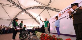 Entregan Autoridades de los Tres Poderes Fuego Simbólico a 60 Municipios. - AlternativaTlx
