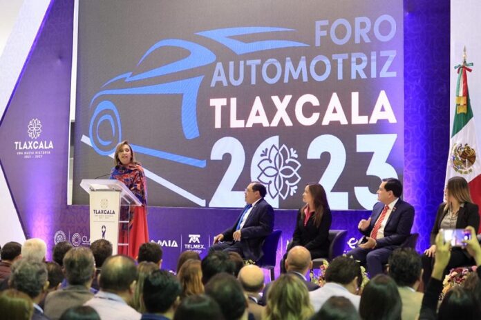 Inaugura Gobernadora “Foro Automotriz Tlaxcala 2023 - AlternativaTlx