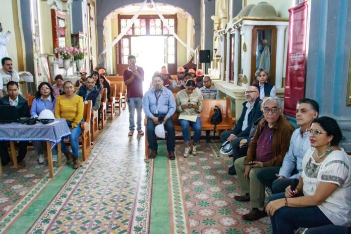 La Secretaria de Cultura, Alejandra Frausto, Informa a la Comunidad Tlaxcalteca sobre los Trabajos de Restauración en sus Templos - AlternativaTlx