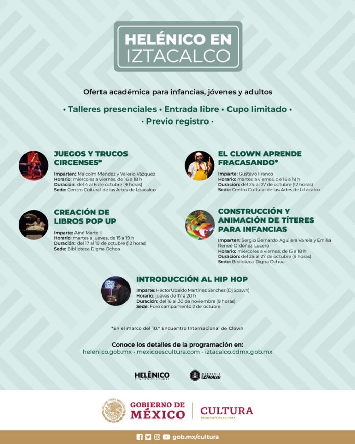 Por Primera Vez, se Llevará a Cabo Helénico en Iztacalco, un Programa de Divulgación y Acercamiento a las Artes Escénicas - AlternativaTlx