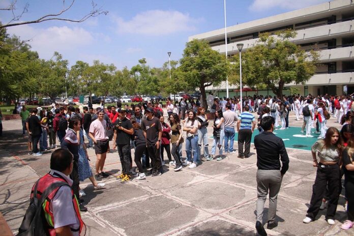 UAG promueve la prevención en Macrosimulacro 2023. - AlternativaTlx