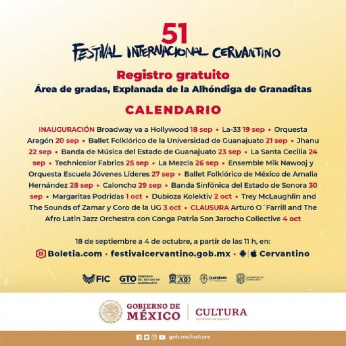 Ya está Abierto el Registro en Línea para Eventos del Festival Internacional Cervantino en la Alhóndiga de Granaditas - AlternativaTlx