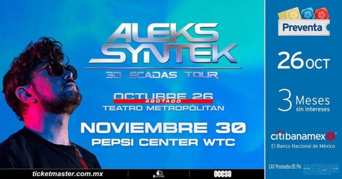 Aleks Syntek Ofrecerá Otro Gran Concierto en Ciudad de México - AlternativaTlx