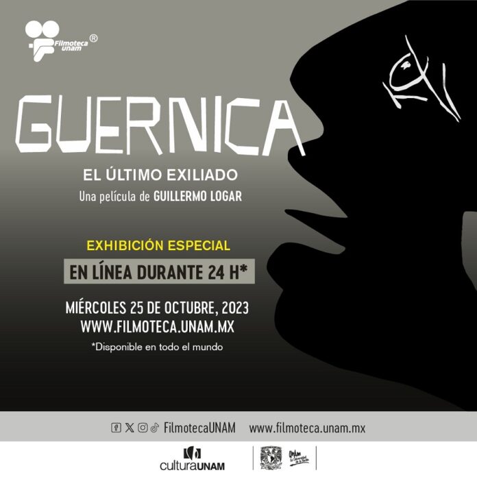 Cine en Línea de Filmoteca UNAM Estrena el Documental Guernica El Ultimo Exiliado, de Guillermo Logar, Disponible por 24 horas de Forma Gratuita en México y en Todo el Mundo. - AlternativaTlx