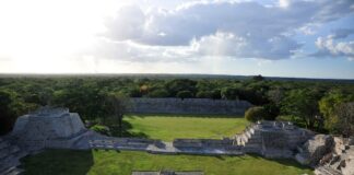 Descubren un Plato con Decoración Abstracta en Trabajos de la Zona Arqueológica de Edzná, Campeche - AlternativaTlx