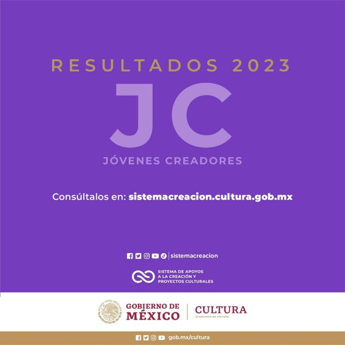 El Sistema Creación da a Conocer los Resultados de la Convocatoria Jóvenes Creadores 2023 - AlternativaTlx