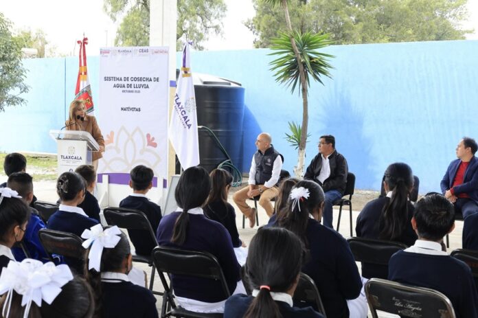 Entregó Gobernadora Sistemas de Cosecha de Agua de Lluvia en Natívitas - AlternativaTlx