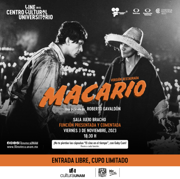 La Copia Restaurada de la Película Macario se Exhibe en la UNAM - AlternativaTlx