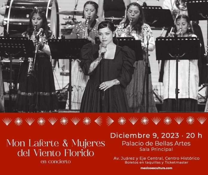 Mon Laferte y Mujeres del Viento Florido Ofrecerán Concierto en la Sala Principal del Palacio de Bellas Artes - AlternativaTlx