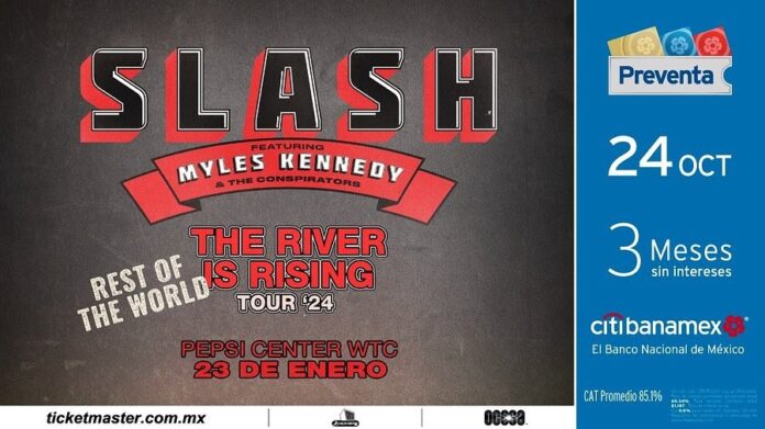 Slash Regresa a México con su Nuevo Tour Junto a Myles Kennedy y The Conspirators - AlternativaTlx