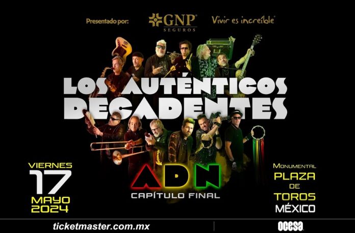 ¡Los Auténticos Decadentes Anuncian su Regreso a México con un Espectáculo Inolvidable! - AlternativaTlx