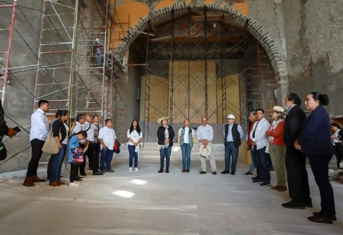 Alejandra Frausto Supervisa los Trabajos de Restauración del Patrimonio Cultural en Estado de México - AlternativaTlx