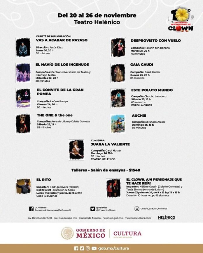 Arranca el 10.º Encuentro Internacional de Clown con Siete Países Invitados y con Artistas Nacionales. - AlternativaTlx Arranca el 10.º Encuentro Internacional de Clown con Siete Países Invitados y con Artistas Nacionales. - AlternativaTlx