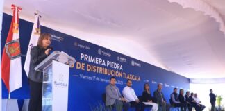 Colocó Gobernadora Primera Piedra del Cedis Walmart en Huamantla - AlternativaTlx