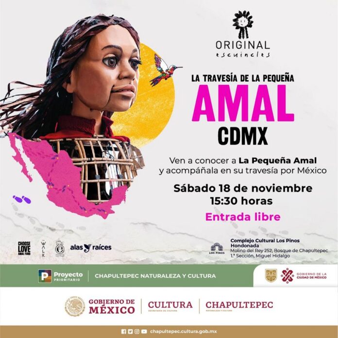 La Travesía de la Pequeña Amal Llega al Complejo Cultural Los Pinos para ORIGINAL Escuincles. - AlternativaTlx La Travesía de la Pequeña Amal Llega al Complejo Cultural Los Pinos para ORIGINAL Escuincles. - AlternativaTlx