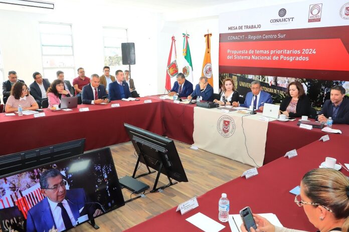 Organizó UATx Mesa de Trabajo entre Autoridades del CONAHCYT y ANUIES. - AlternativaTlx