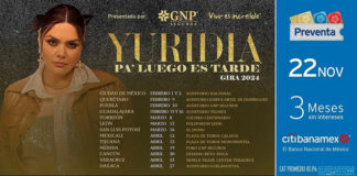 Yuridia llegará a diferentes plazas de México con su nueva gira. - AlternativaTlx