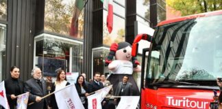 Asiste Salvador Santos Cedillo al Banderazo de Salida del Turitour de CDMX - HUAMANTLA - IXTENCO. - AlternativaTlx