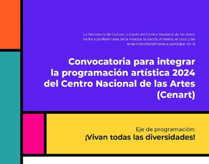 El Cenart Anuncia a los Ganadores de la Convocatoria para Integrar su Programación Artística 2024. - AlternativaTlx
