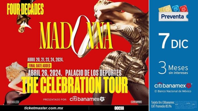 Madonna Anuncia Nuevo Concierto en México - AlternativaTlx