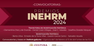 El 1 de Febrero Abrirán las Convocatorias a los Premios Inehrm 2024 de Trayectoria en Investigación Histórica y de Tesis de Grado -AlternativaTlx