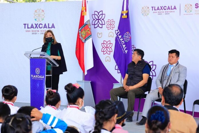 Entregó Gobernadora Rehabilitación de Infraestructura Educativa en Natívitas. - AlternativaTlx