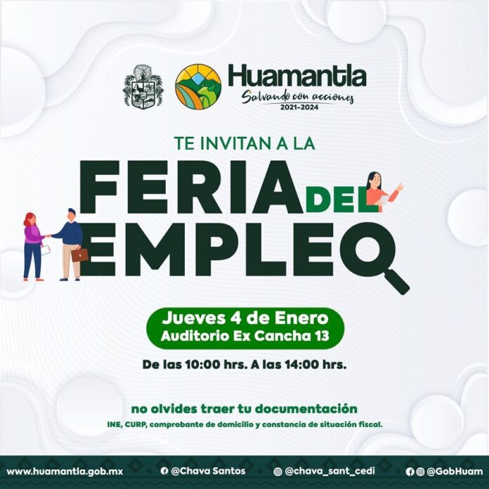 Feria de Empleo 2024: Oportunidades para el Desarrollo y Bienestar de Huamantla - AlternativaTlx