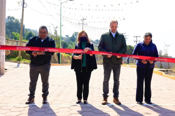 Inauguró Lorena Cuéllar Infraestructura Pública en Tetlatlahuca - AlternativaTlx