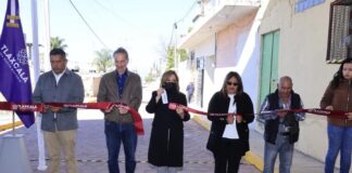Inauguró Lorena Cuéllar Obra Pública en Acuamanala -AlternativaTlx