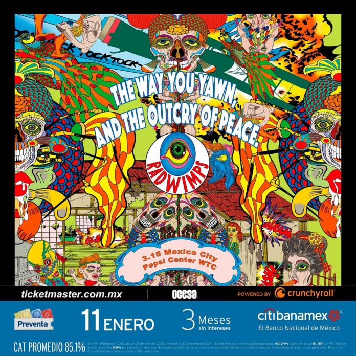 ¡RADWIMPS Anuncia su Gira “The Way You Yawn, And the Outcry of Peace”! - AlternativaTlx