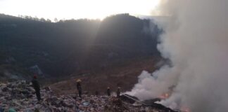 Atiende Gobierno Estatal Brote de Incendio en Relleno Sanitario de Panotla -AltenativaTlx