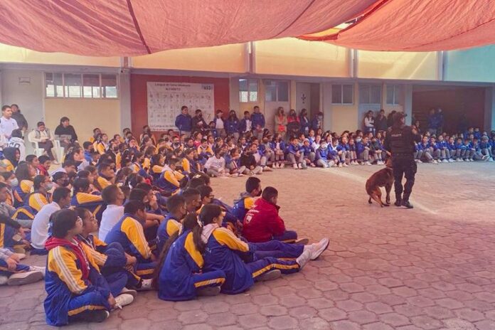 Atiende a 500 Estudiantes Policía de Huamantla con Ciclo de Pláticas y Demostraciones -AlternativaTlx