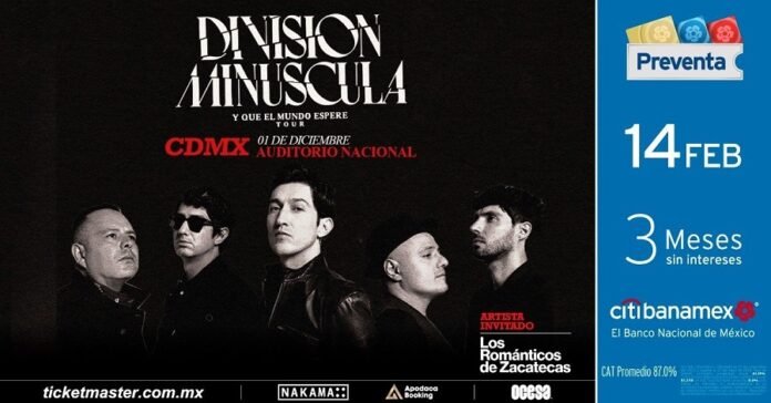 División Minúscula en el Auditorio Nacional -AlternativaTlx