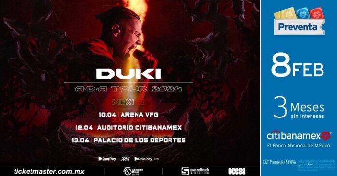 Duki Dará Conciertos en Nuestro País -AlternativaTlx