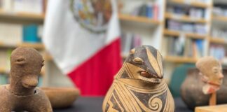 El Gobierno de México Recibe 41 Piezas Arqueológicas de Origen Mexicano por parte del Departamento de Asuntos Culturales de Nuevo México -AlternativaTlx