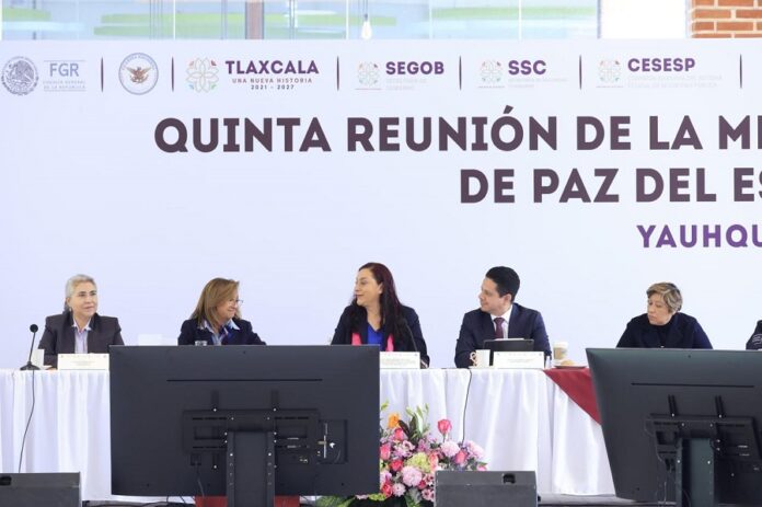 Encabeza Lorena Cuéllar Reunión de la Mesa Interregional de Paz -AlternativaTlx