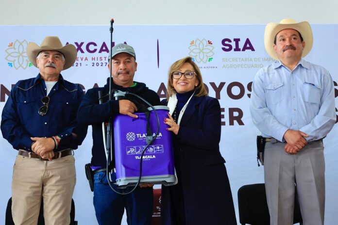 Entrega Gobernadora Apoyos de Seguro Agrícola a Campesinos -AlternativaTlx