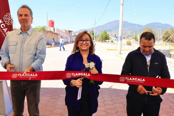 Entrega Gobernadora Obras a Favor de la Población de Tetla de la Solidadridad -AlternativaTlx