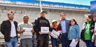 Entrega la Comisión de Agua de Huamantla Tinacos a Usuarios que Realizaron el Pago Anticipado de su Servicio -AlternativaTlx