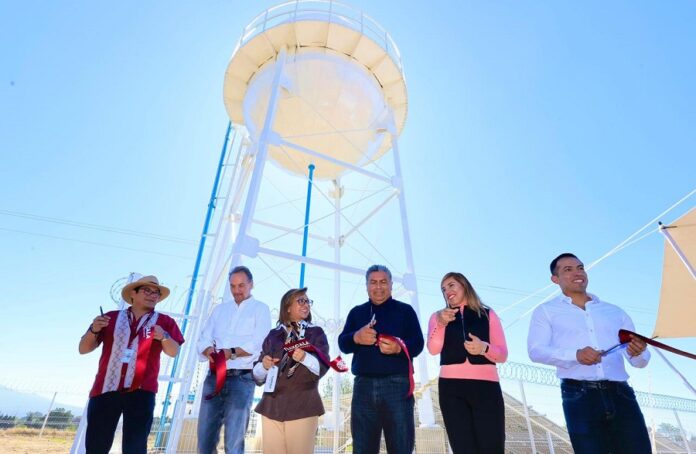 Inaugura Gobernadora Primer Tanque Elevado Alimentado con Energía Solar -AlternativaTlx