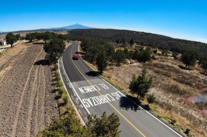 Inauguró Gobernadora Rehabilitación de Infrastructura Carretera en Hueyotlipan -AlternativaTlx